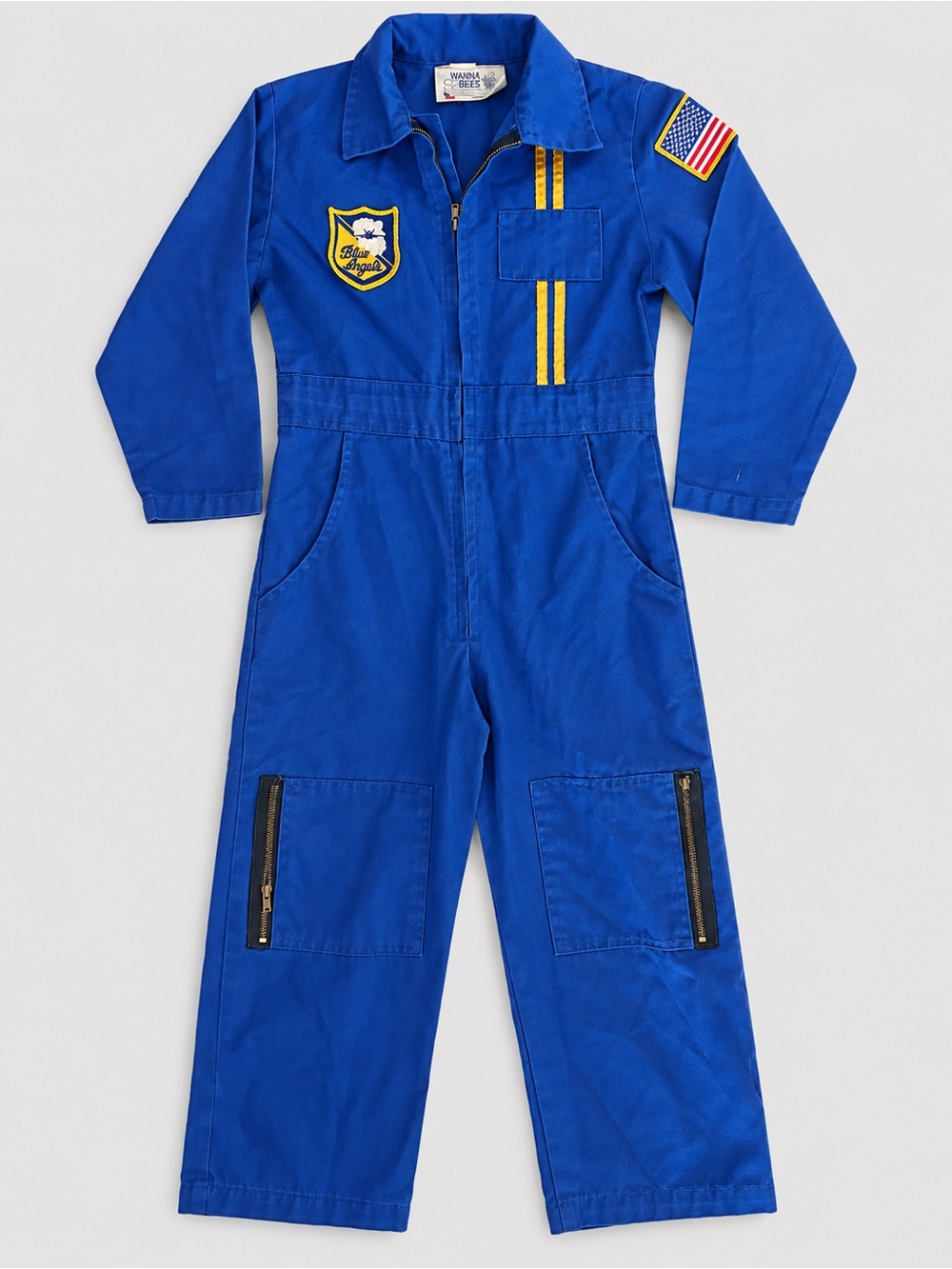 Blue Angels Kids Flight Suit Wanna Bees Morningstar Medium Made in USA